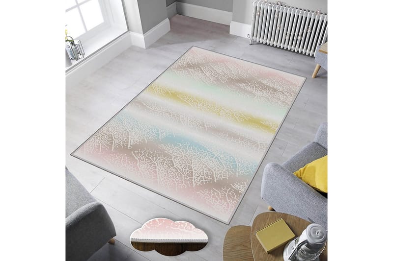 Matto Homefesto 80x120 cm - Monivärinen - Kodintekstiilit & matot - Matto - Moderni matto - Wilton-matto