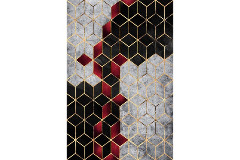 Matto Homefesto 80x120 cm - Monivärinen - Kodintekstiilit & matot - Matto - Pienet matot