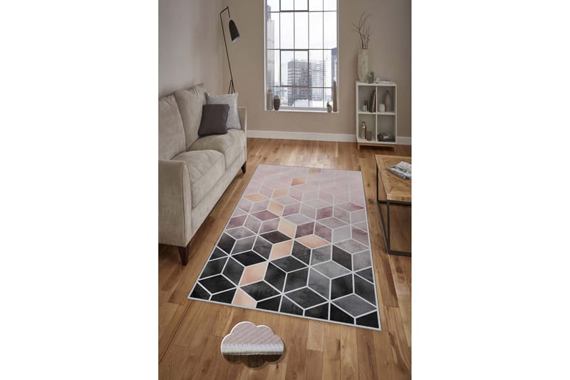 Matto Homefesto 80x120 cm - Monivärinen - Kodintekstiilit & matot - Matto - Pienet matot