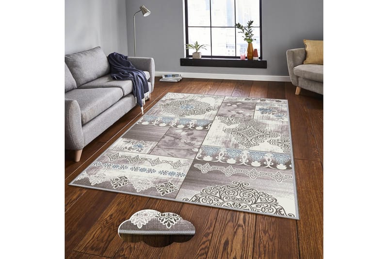 Matto Homefesto 80x120 cm - Monivärinen - Kodintekstiilit & matot - Matto - Pienet matot