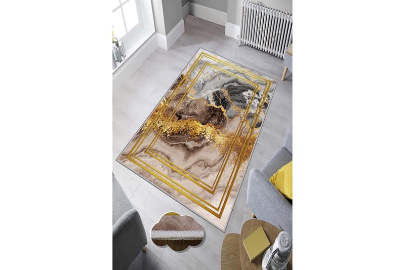 Matto Homefesto 80x120 cm - Monivärinen - Kodintekstiilit & matot - Matto - Moderni matto - Wilton-matto