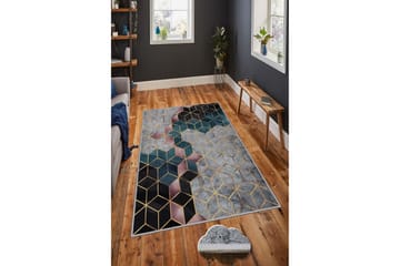 Matto Homefesto 80x150 cm - Monivärinen - Kodintekstiilit & matot - Matto - Moderni matto - Wilton-matto