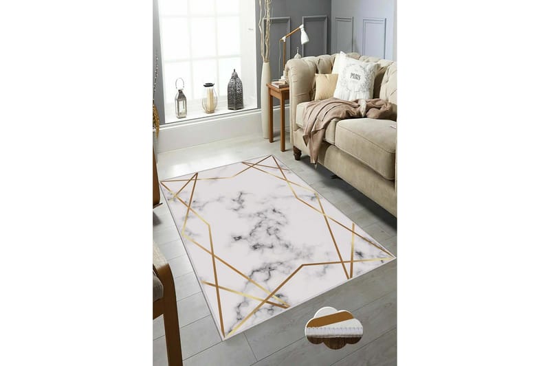 Matto Homefesto 80x150 cm - Monivärinen - Kodintekstiilit & matot - Matto - Moderni matto - Wilton-matto