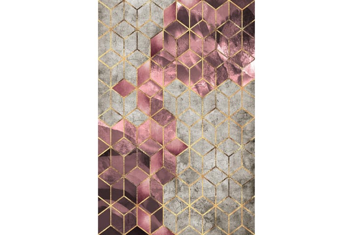 Matto Homefesto 80x150 cm - Monivärinen - Pyöreät matot - Käsintehdyt matot - Wilton-matto - Yksiväriset matot - Kumipohjamatot - Kuviollinen matto & värikäs matto - Pienet matot - Iso matto