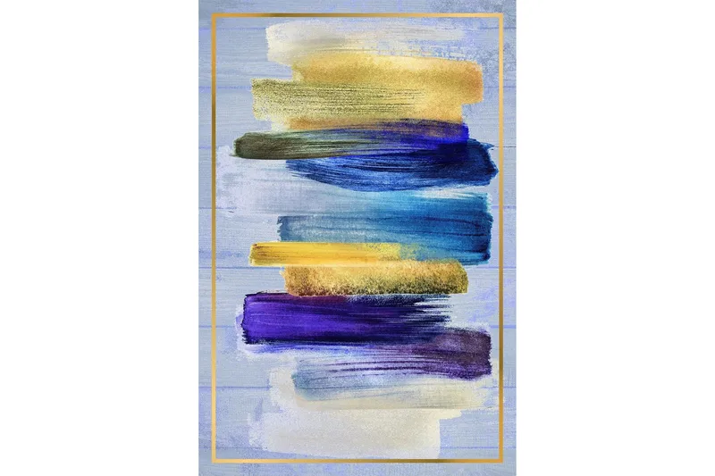 Matto Homefesto 80x150 cm - Monivärinen - Kodintekstiilit & matot - Matto - Moderni matto - Wilton-matto