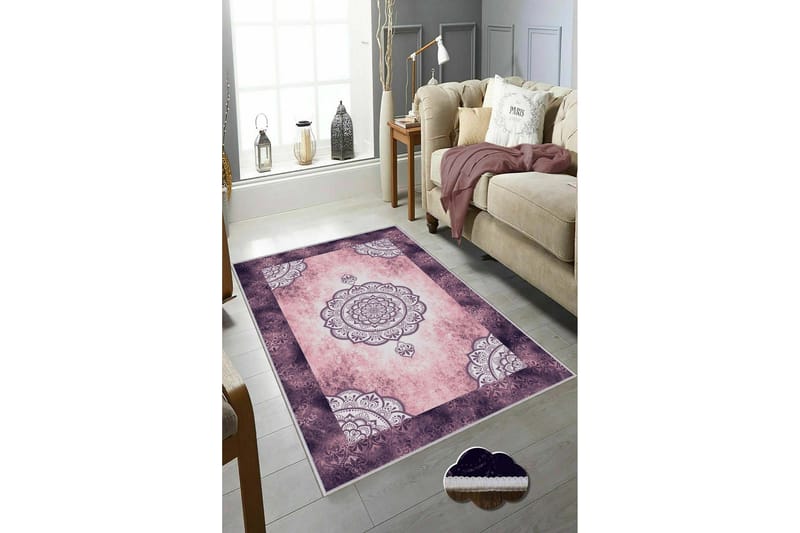 Matto Homefesto 80x150 cm - Monivärinen - Kodintekstiilit & matot - Matto - Moderni matto - Wilton-matto