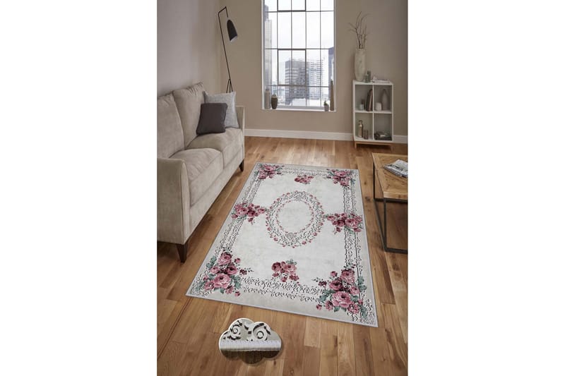 Matto Homefesto 80x150 cm - Monivärinen - Kodintekstiilit & matot - Matto - Moderni matto - Wilton-matto