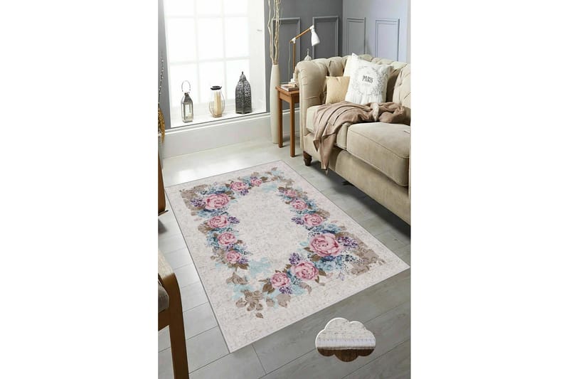 Matto Homefesto 80x150 cm - Monivärinen - Kodintekstiilit & matot - Matto - Moderni matto - Wilton-matto