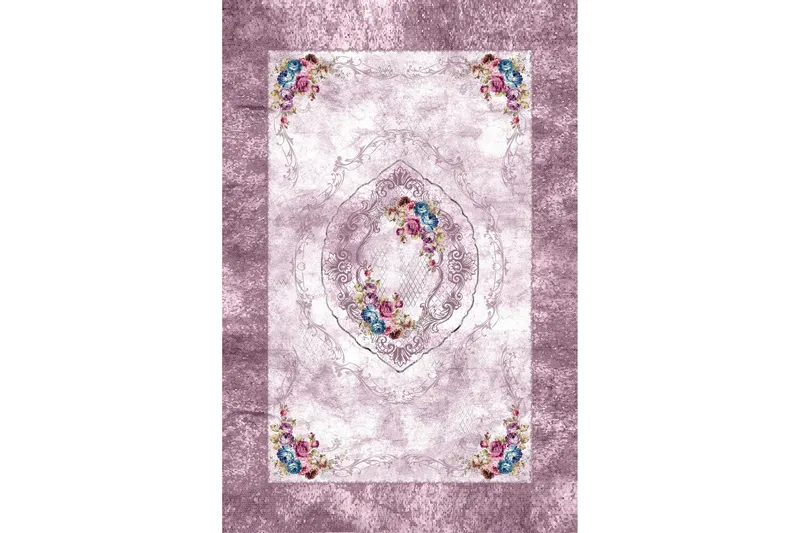 Matto Homefesto 80x150 cm - Monivärinen - Kodintekstiilit & matot - Matto - Moderni matto - Wilton-matto