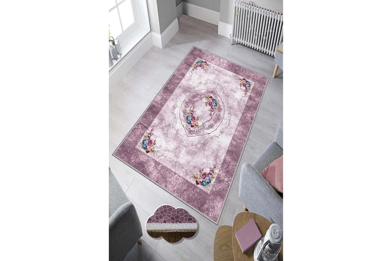 Matto Homefesto 80x150 cm - Monivärinen - Kodintekstiilit & matot - Matto - Moderni matto - Wilton-matto