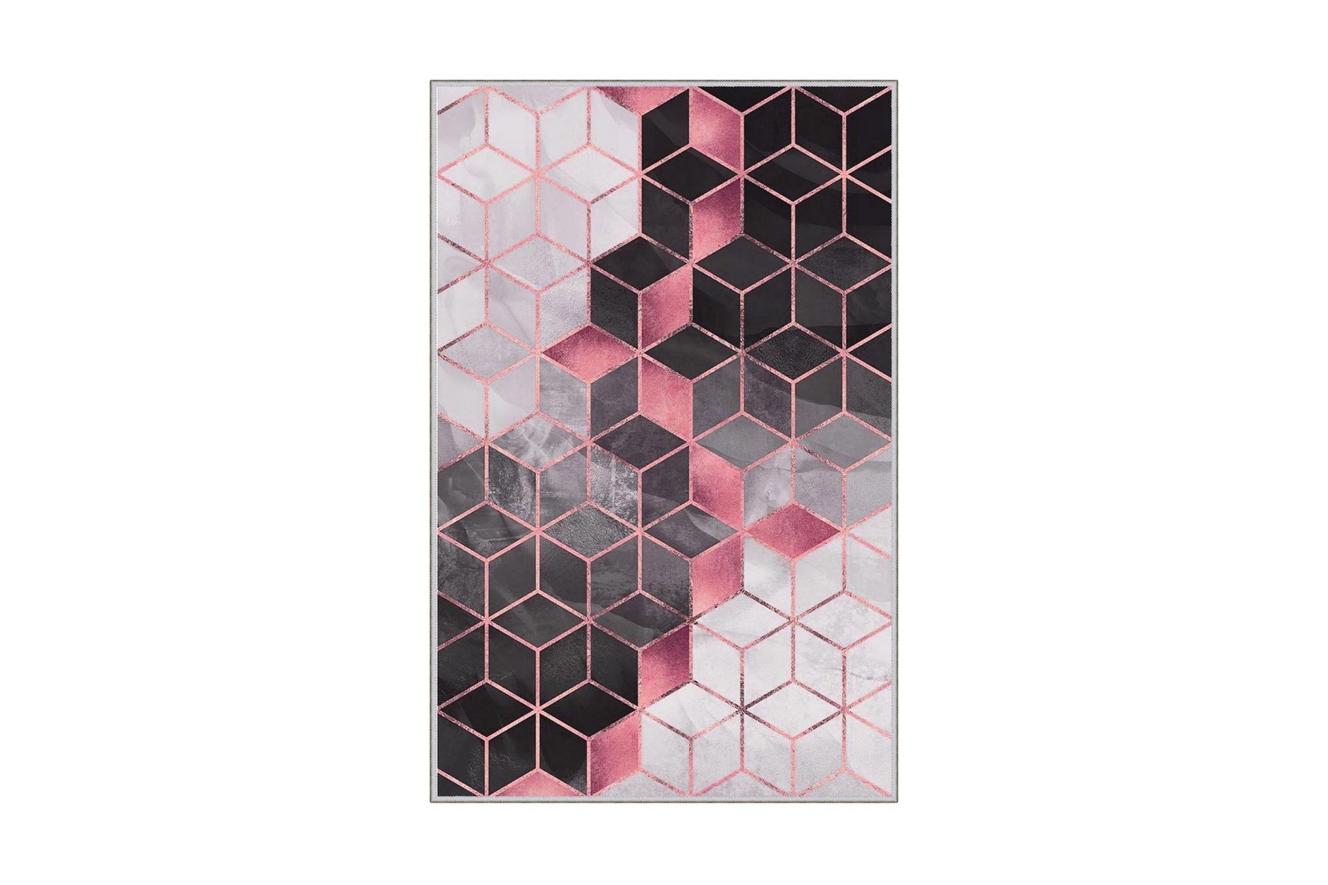 Matto Homefesto 80x200 cm - Monivärinen - Kodintekstiilit & matot - Matto - Moderni matto - Wilton-matto