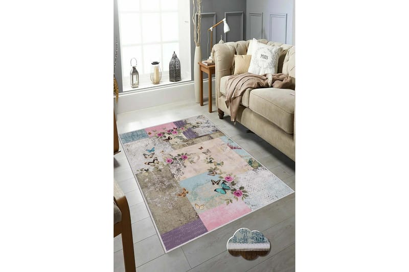 Matto Homefesto 80x200 cm - Monivärinen - Kodintekstiilit & matot - Matto - Pienet matot
