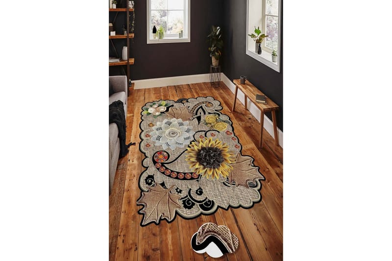 Matto Homefesto 80x200 cm - Monivärinen - Kodintekstiilit & matot - Matto - Pienet matot