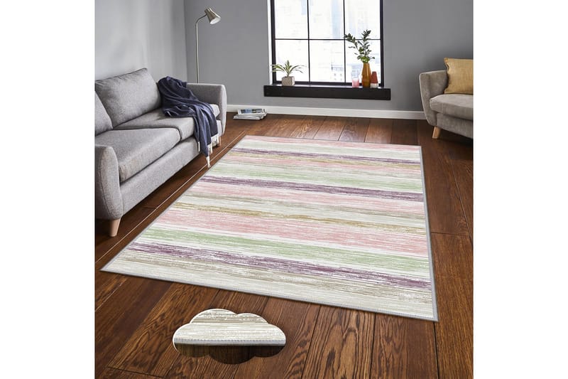 Matto Homefesto 80x200 cm - Monivärinen - Kodintekstiilit & matot - Matto - Pienet matot