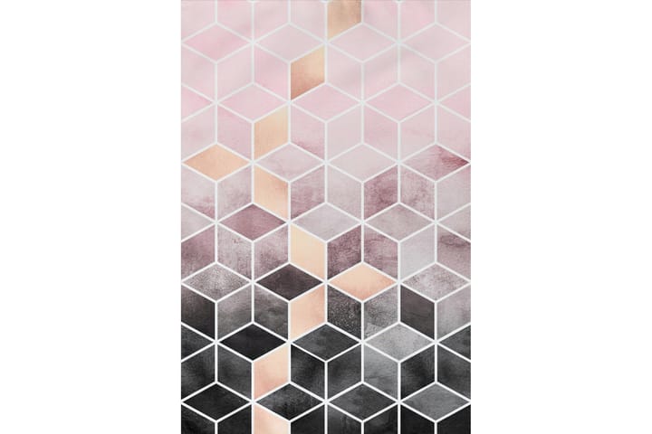 Matto Homefesto 80x200 cm - Monivärinen - Wilton-matto - Pienet matot - Kuviollinen matto & värikäs matto