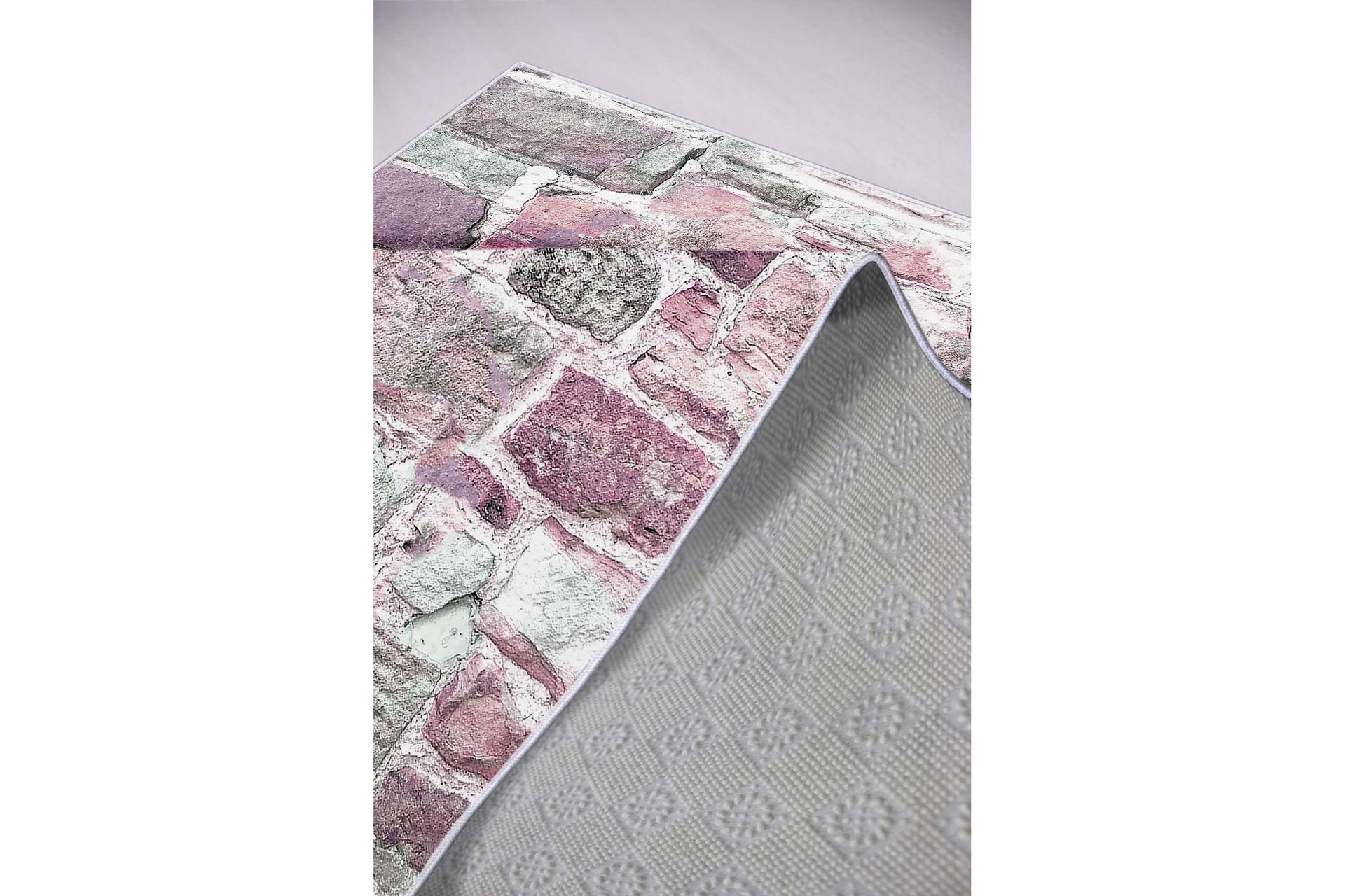 Matto Homefesto 80x200 cm - Monivärinen - Kodintekstiilit & matot - Matto - Moderni matto - Wilton-matto
