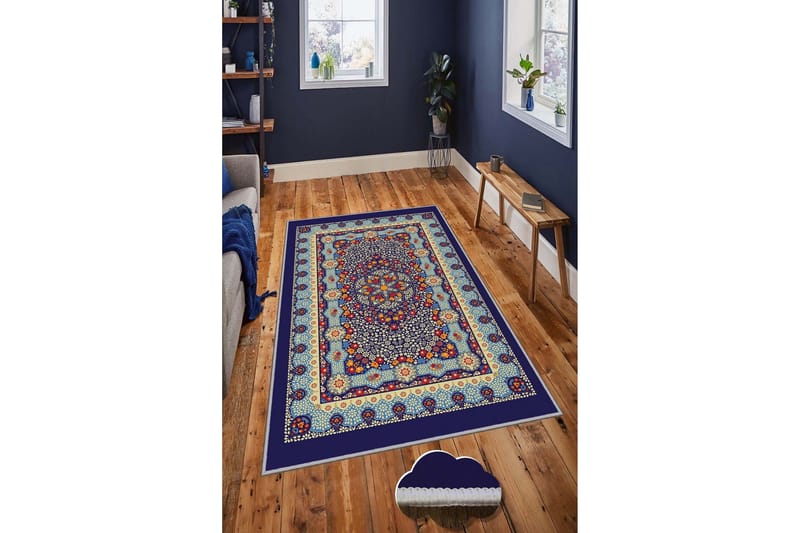 Matto Homefesto 80x200 cm - Monivärinen - Kodintekstiilit & matot - Matto - Moderni matto - Wilton-matto