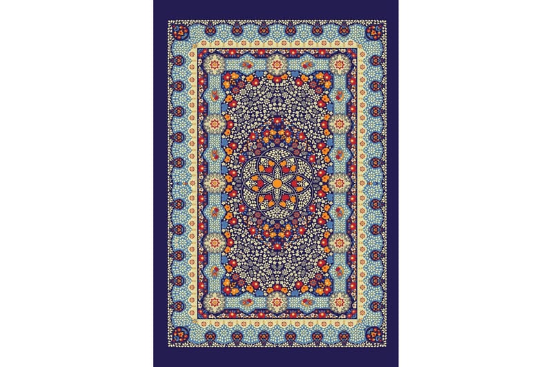 Matto Homefesto 80x200 cm - Monivärinen - Kodintekstiilit & matot - Matto - Moderni matto - Wilton-matto