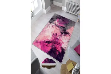 Matto Homefesto 80x200 cm - Monivärinen - Kodintekstiilit & matot - Matto - Pienet matot