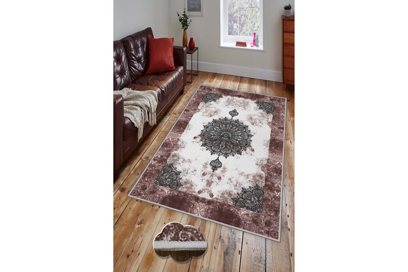 Matto Homefesto 80x300 cm - Monivärinen - Kodintekstiilit & matot - Matto - Moderni matto - Wilton-matto