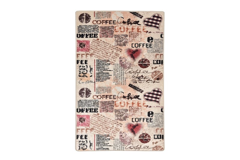 Matto Koffie 80x150 cm - Monivärinen / Sametti - Kodintekstiilit & matot - Matto - Pienet matot