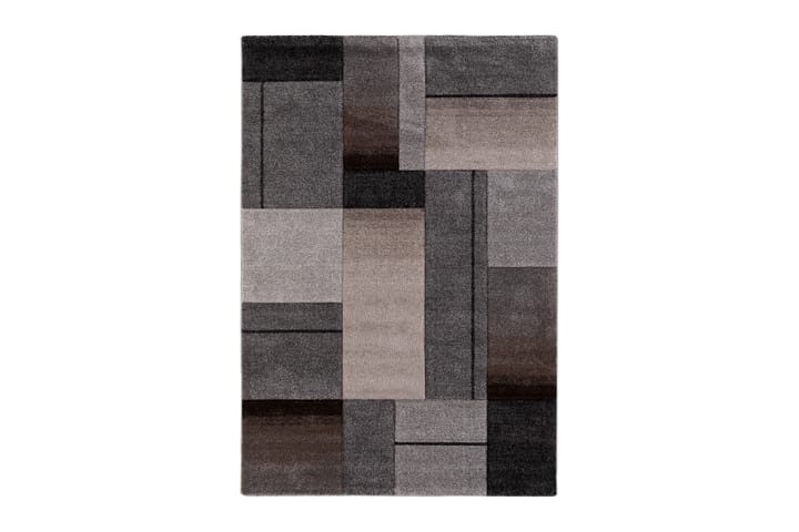 Matto London Trend 160x230 cm Harmaa/Pellava - Harmaa/Pellavanväri - Kuviollinen matto & värikäs matto - Pienet matot - Wilton-matto