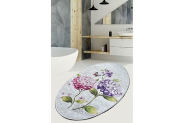 Matto Ortanca Ovaali 60x90 cm - Monivärinen / Sametti - Kodintekstiilit & matot - Matto - Pienet matot