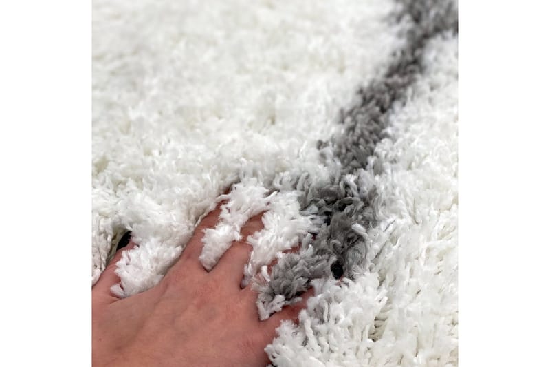 Matto Rubinas 80x150 cm - Valkoinen/Harmaa - Kodintekstiilit & matot - Matto - Moderni matto - Wilton-matto