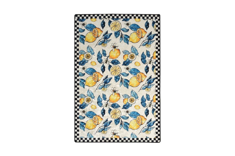 Matto Zitroun 80x150 cm - Monivärinen / Sametti - Kodintekstiilit & matot - Matto - Pienet matot