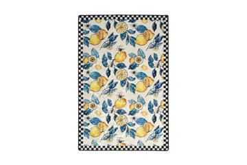 Matto Zitroun 80x150 cm - Monivärinen / Sametti - Kodintekstiilit & matot - Matto - Pienet matot