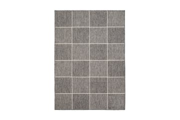 Tasokudottu Matto Madrid Square 200x285 cm Harmaa/Valkoine