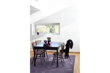 Matto Satine Pyöreä 200 cm Lila - VM Carpet - Kodintekstiilit & matot - Matto - Moderni matto - Nukkamatto