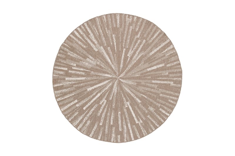 Ulkomatto Havanna Shadow Ø200 cm Pyöreä Pellava - Pellavabeige - Kodintekstiilit & matot - Matto - Pyöreät matot