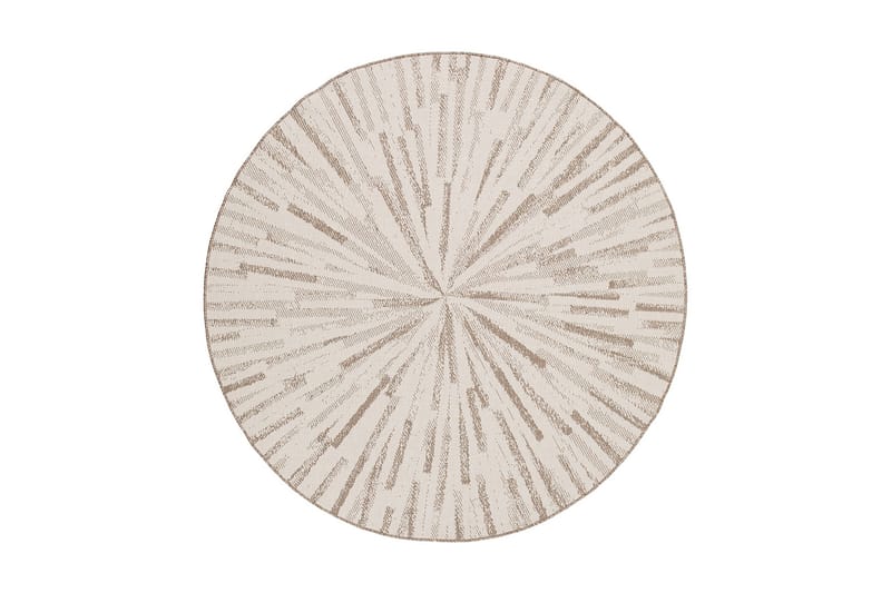 Ulkomatto Havanna Shadow Ø200 cm Pyöreä Pellava - Pellavabeige - Kodintekstiilit & matot - Matto - Pyöreät matot