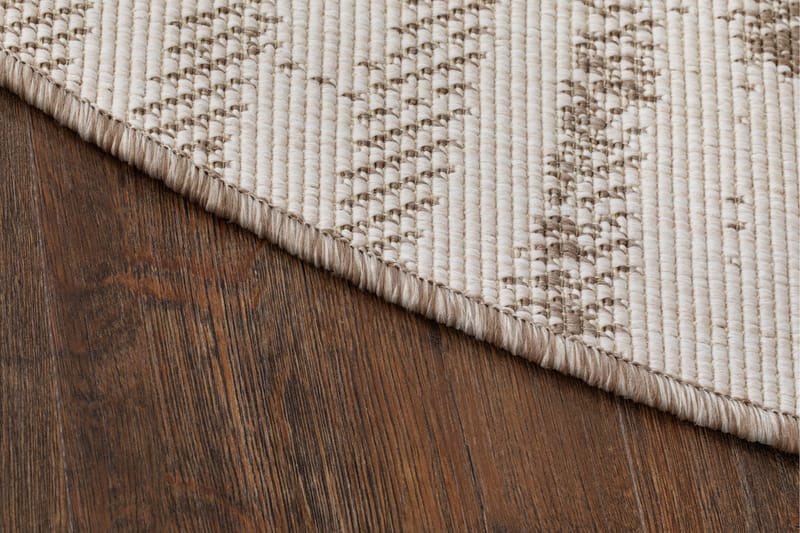 Ulkomatto Havanna Shadow Ø200 cm Pyöreä Pellava - Pellavabeige - Kodintekstiilit & matot - Matto - Pyöreät matot