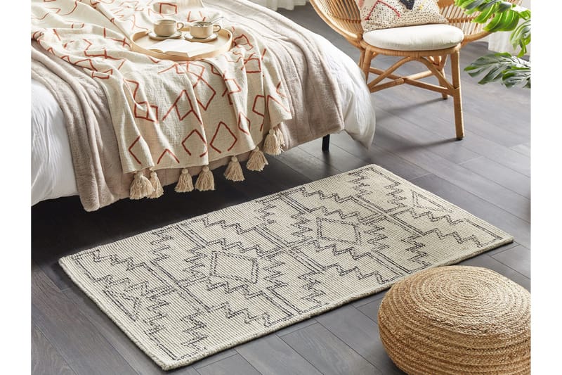 Ryijymatto Urla 80x150 cm - Beige - Kodintekstiilit & matot - Matto - Tasokudotut matot