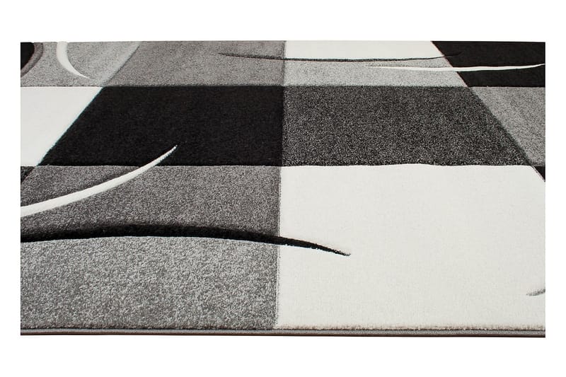 Friezematto London Patch 200x290 cm Musta - Musta - Kodintekstiilit & matot - Matto - Moderni matto - Wilton-matto