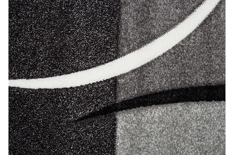 Friezematto London Patch 200x290 cm Musta - Musta - Kodintekstiilit & matot - Matto - Moderni matto - Wilton-matto