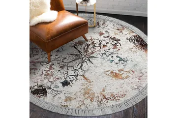 Matto Alanur Home 160x160 cm - Monivärinen - Kodintekstiilit & matot - Matto - Moderni matto - Wilton-matto