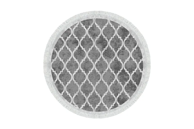 Matto Alanur Home 180 cm Pyöreä, Harmaa