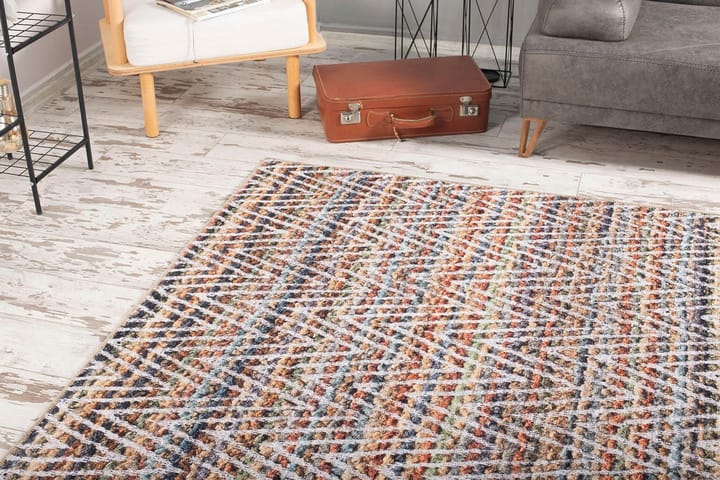 Matto Artloop 210x310 cm - Monivärinen - Wilton-matto - Kuviollinen matto & värikäs matto - Iso matto