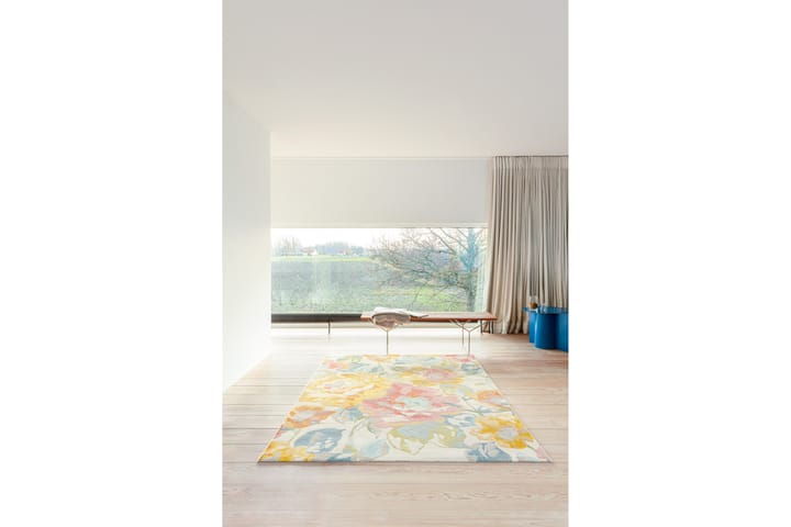 Matto Bloom Flower 160x230 cm Moniväri - Monivärinen - Pyöreät matot - Wilton-matto - Kuviollinen matto & värikäs matto - Iso matto