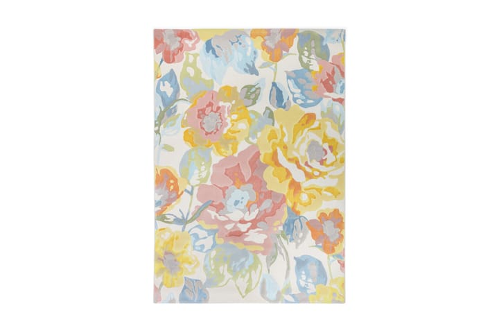 Matto Bloom Flower 240x330 cm Moniväri - Monivärinen - Pyöreät matot - Wilton-matto - Kuviollinen matto & värikäs matto - Iso matto