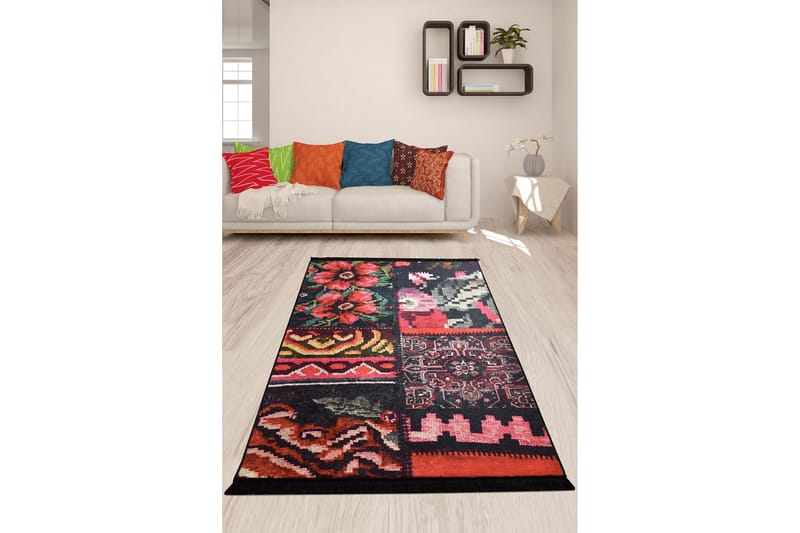 Matto Blush 160x230 cm - Monivärinen / Sametti - Kodintekstiilit & matot - Matto - Iso matto