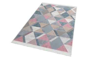 Matto Caleban 160x230 cm - Sin/V.pun/Beige/Harm/Puuvilla - Kodintekstiilit & matot - Matto - Tasokudotut matot