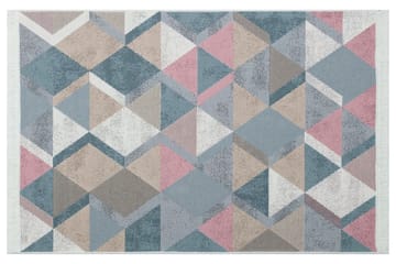 Matto Caleban 160x230 cm - Sin/V.pun/Beige/Harm/Puuvilla - Kodintekstiilit & matot - Matto - Tasokudotut matot