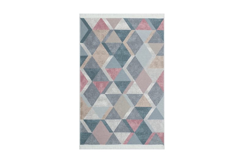 Matto Caleban 160x230 cm, Sin/V.pun/Beige/Harm/Puuvilla