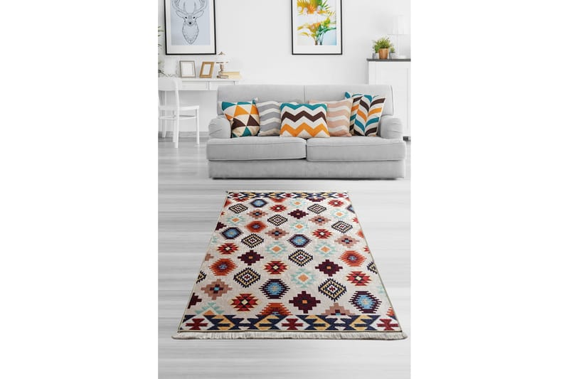 Matto Chaunta 160x230 cm - Monivärinen / Sametti - Kodintekstiilit & matot - Matto - Iso matto
