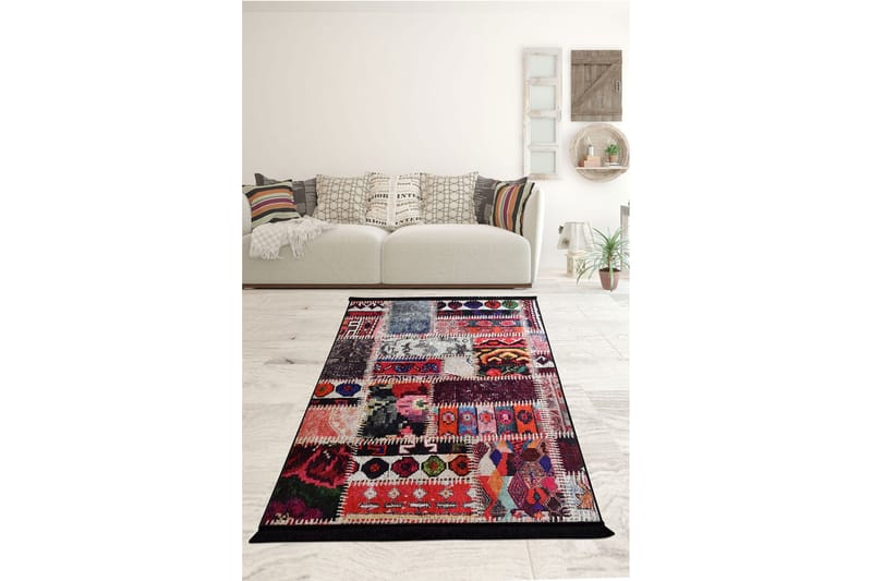 Matto De Colores 160x230 cm - Monivärinen / Sametti - Kodintekstiilit & matot - Matto - Iso matto