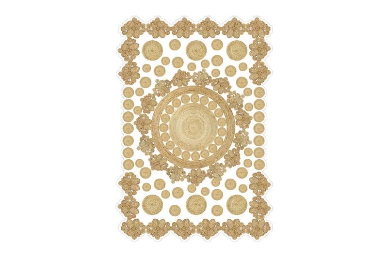 Matto Homefesto 160x230 cm - Monivärinen - Kodintekstiilit & matot - Matto - Moderni matto - Wilton-matto